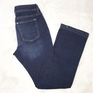 White House Black Market Dark Wash Boot Cut Sz 4S